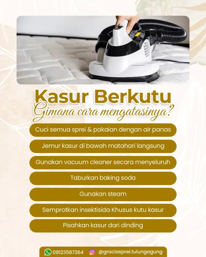 <p>Kasur gatal, tidur nggak nyaman? Biasanya itu t