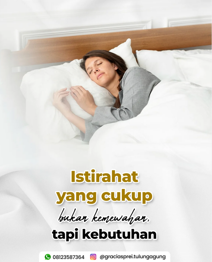 <p>Tidur berkualitas bikin tubuh lebih segar, piki