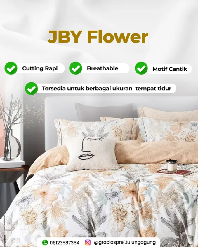 <p>JBY Flower hadir untuk kamu yang menyukai nuans