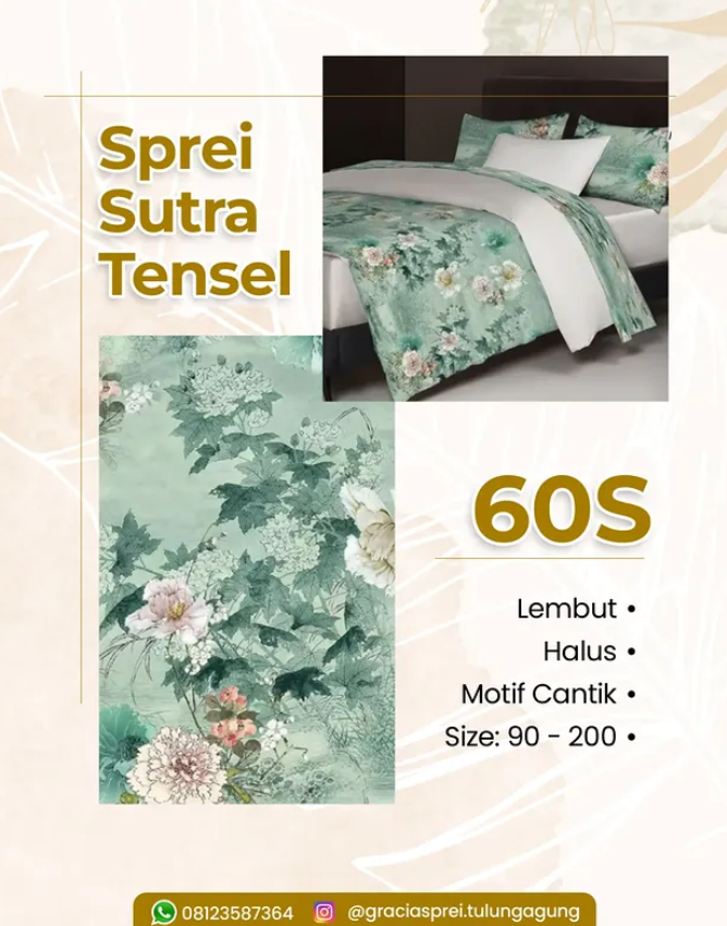 <p>Sprei cantik itu bukan hanya soal warna, tapi b